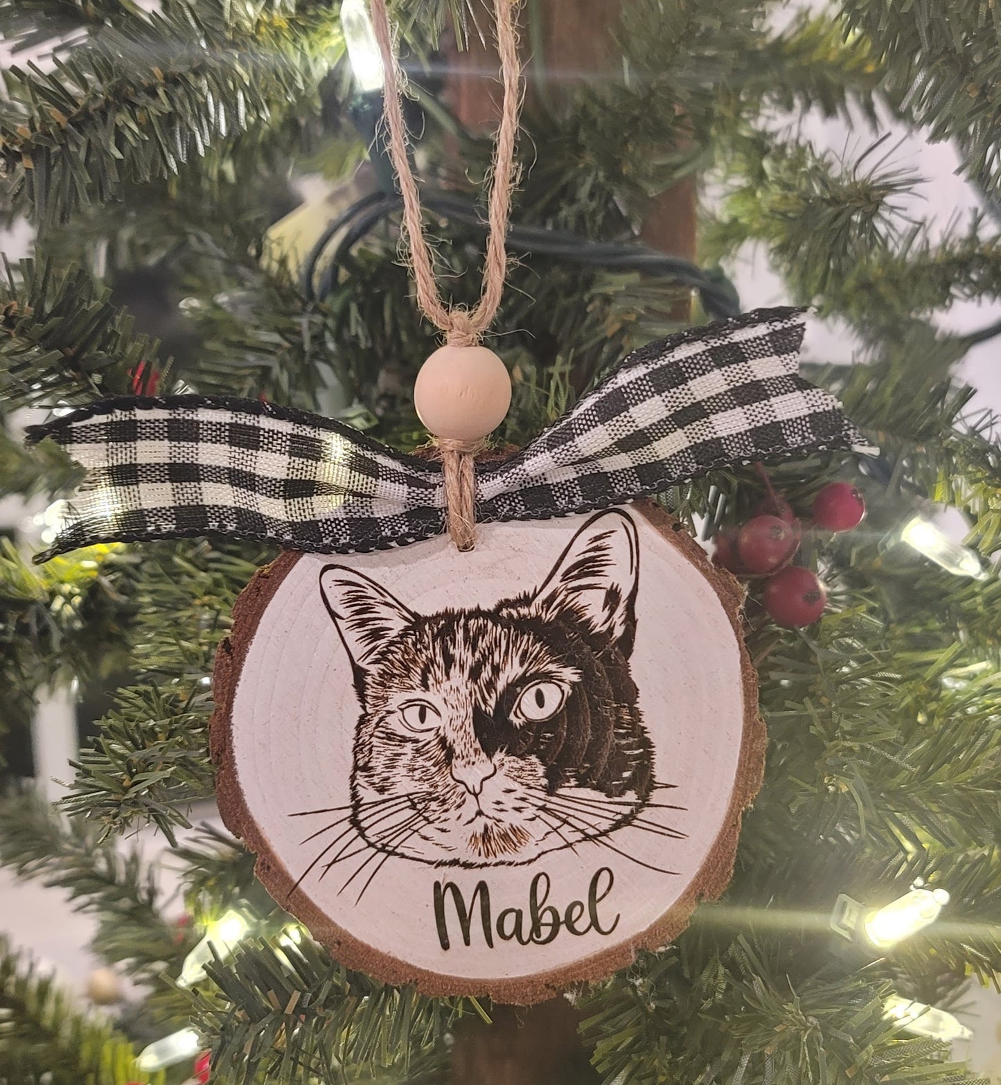 Pet Portrait Ornament