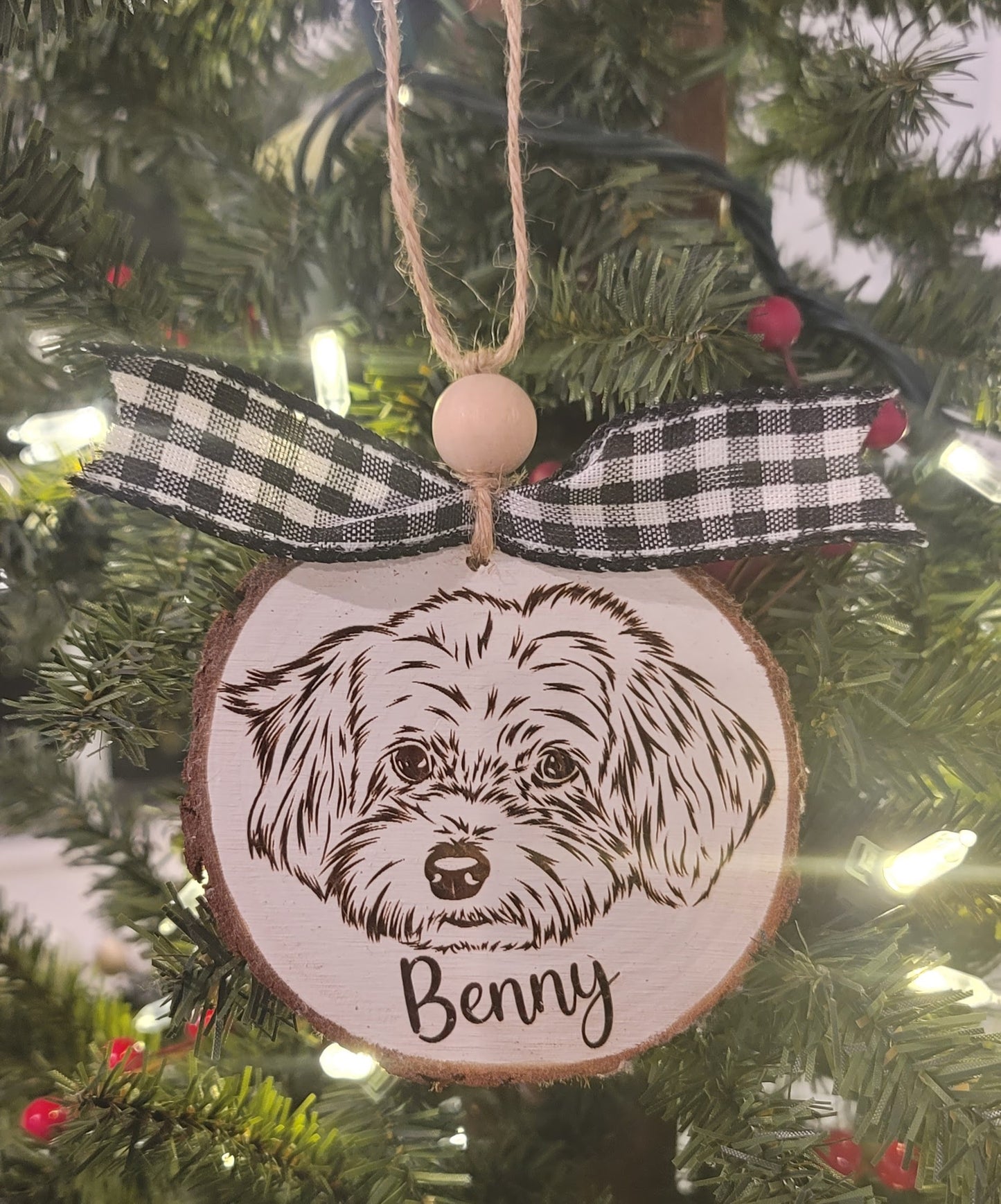 Pet Portrait Ornament