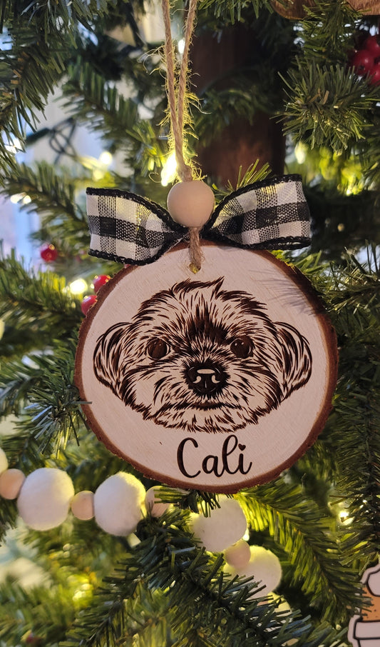 Pet Portrait Ornament