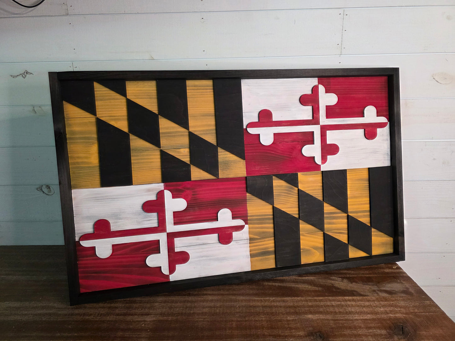 Customized Maryland Flags Signs