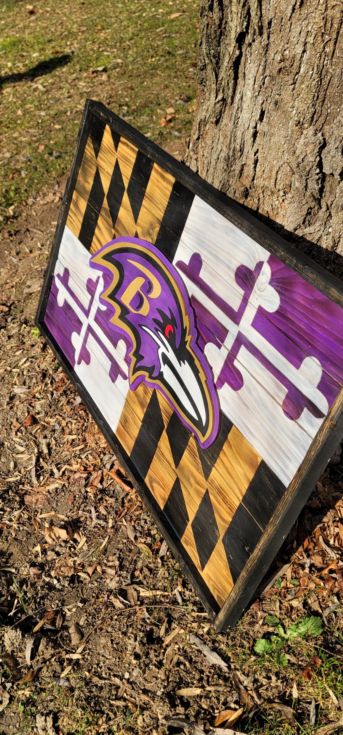 Customized Maryland Flags Signs