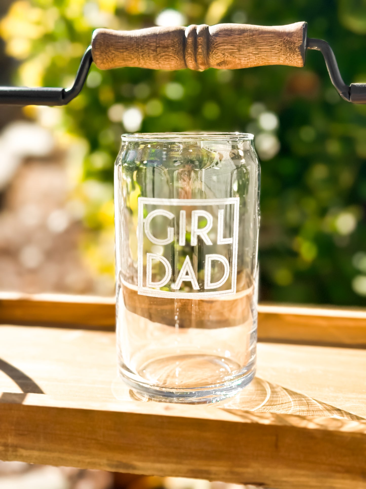 Beer Can Glass - Engraved - Single 16oz