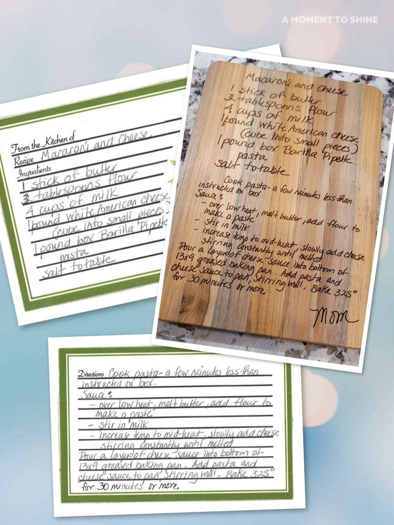 Recipe Board - Custom Handwriting