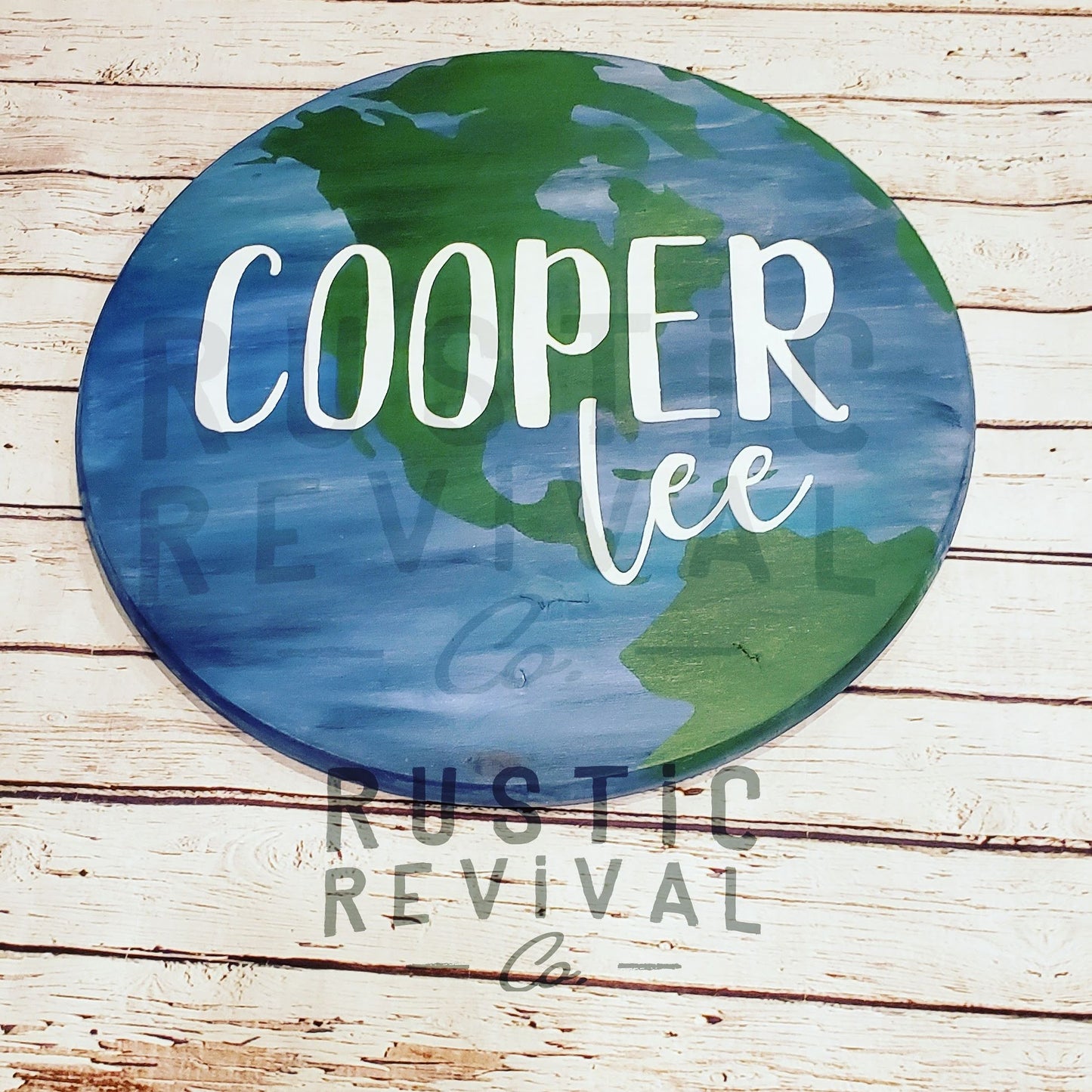 NURSERY SIGN - Round - Custom Theme