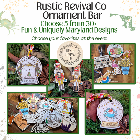 11/20 6pm - Maryland Little Christmas Holiday Paint Night - BCBrewery - Hunt Valley