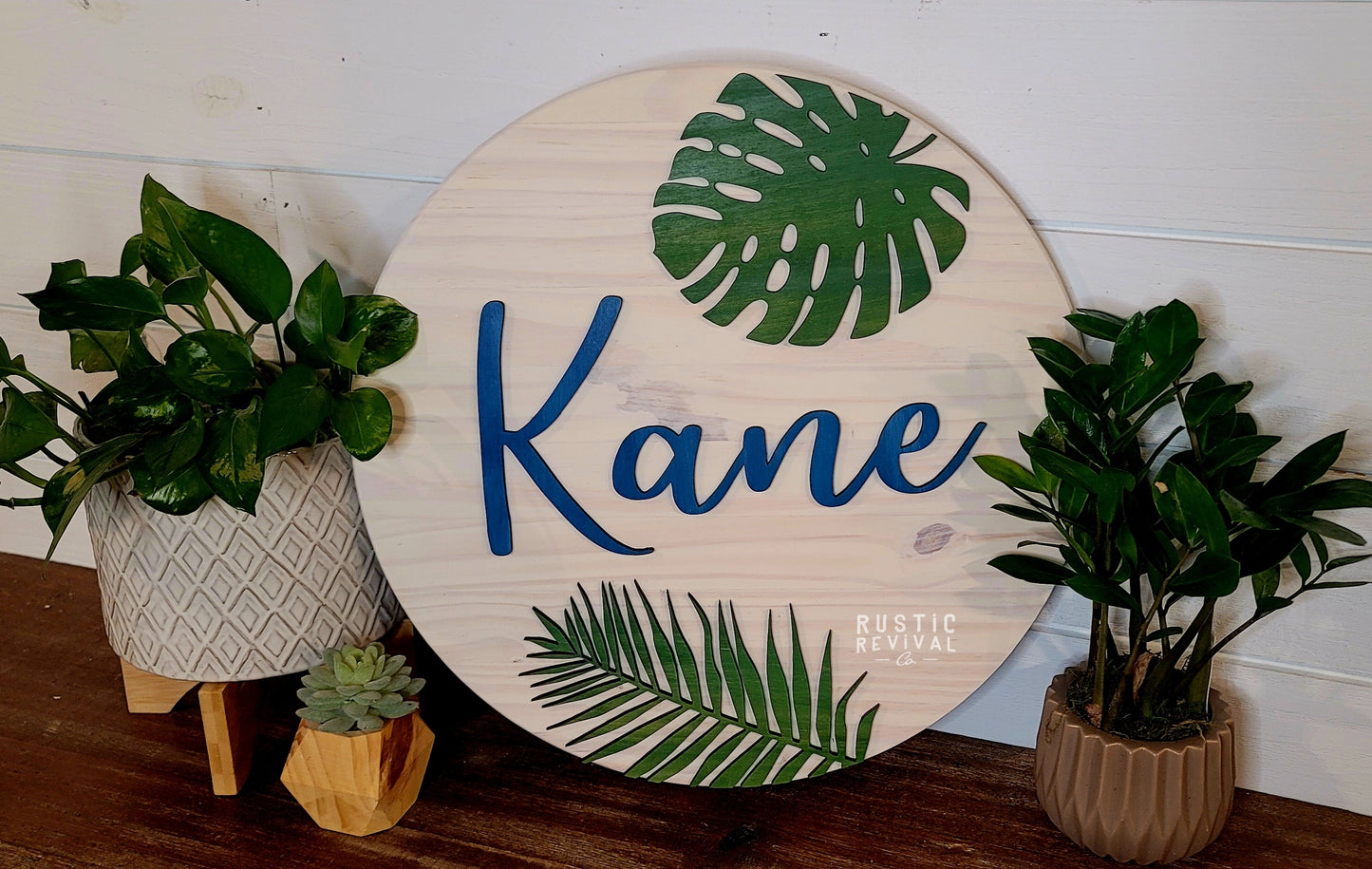 NURSERY SIGN - Round - Custom Theme