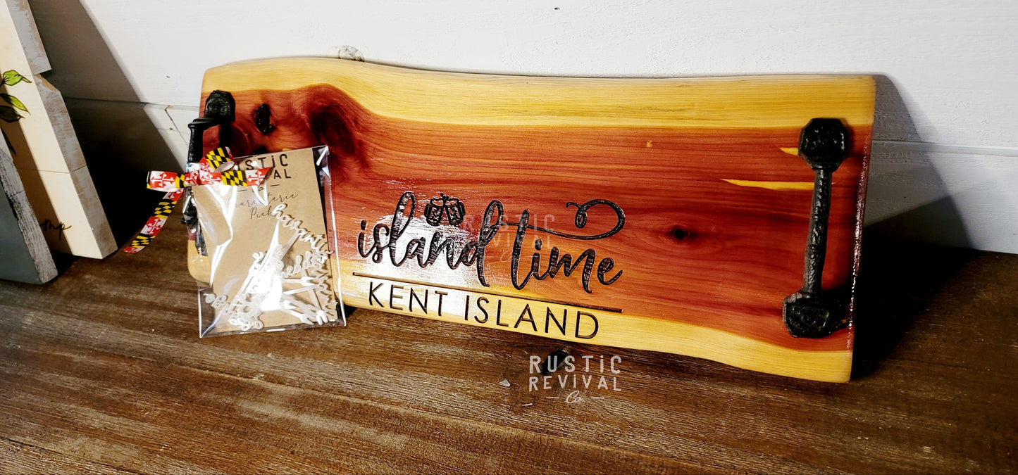 Live Edge- Eastern Red Cedar Charcuterie