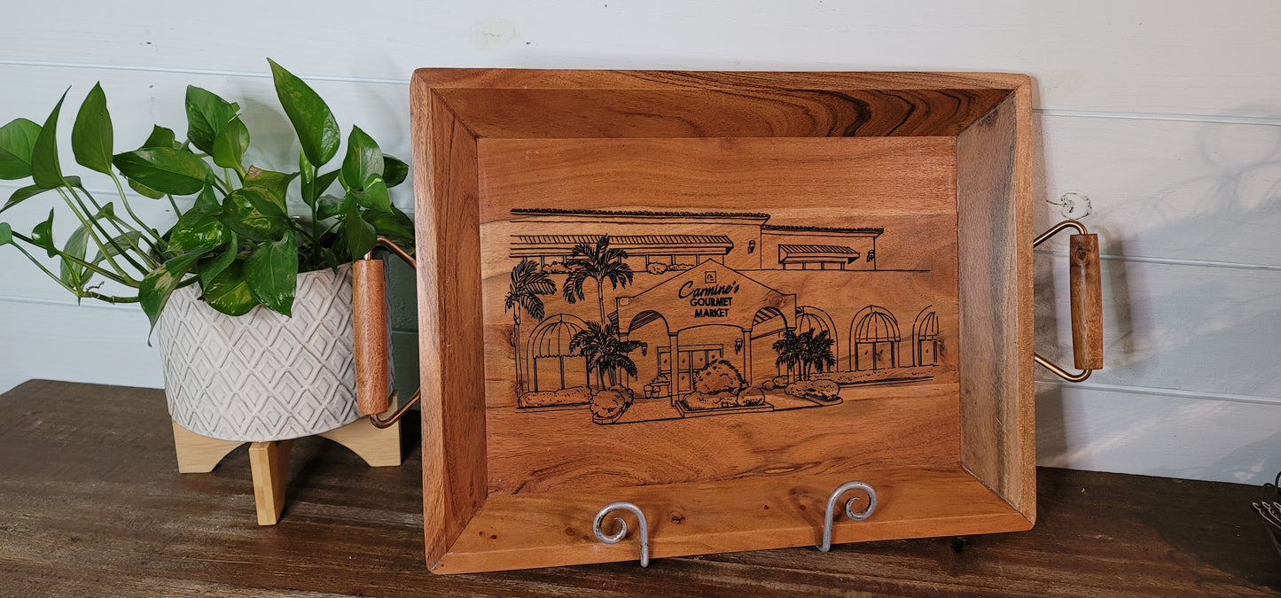 Personalized Wooden Home & Business Portraits