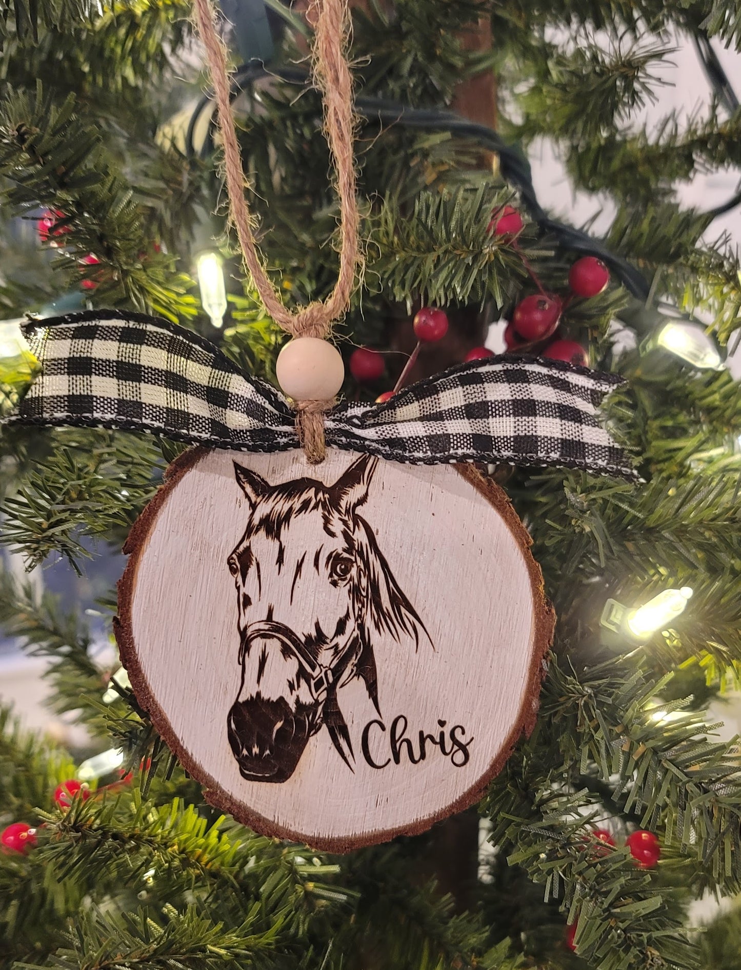 Pet Portrait Ornament