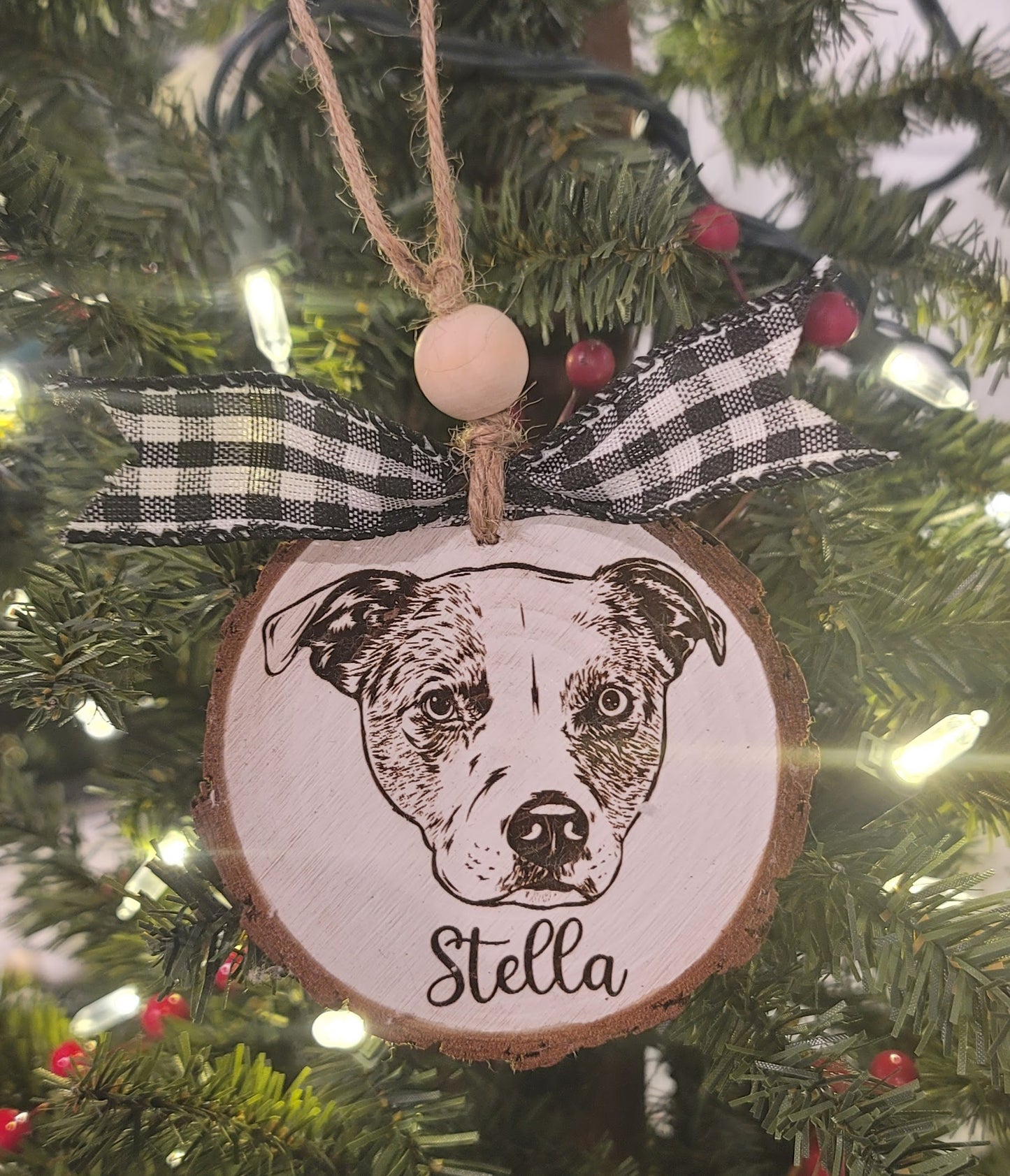 Pet Portrait Ornament