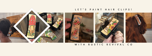 Let's Paint Hair Clips  - 8/6/26 - 6pm