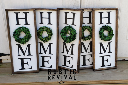 Home - Boxwood Wreath Sign