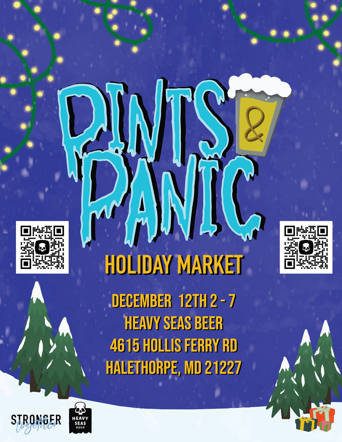 12/13 - Pints & Panic Makers Market -  Heavy Seas Brewery
